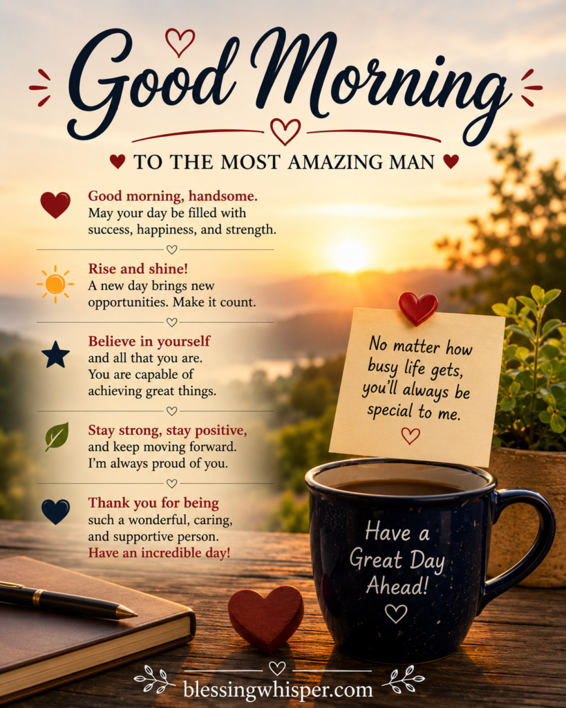 Good Morning Messages for Him