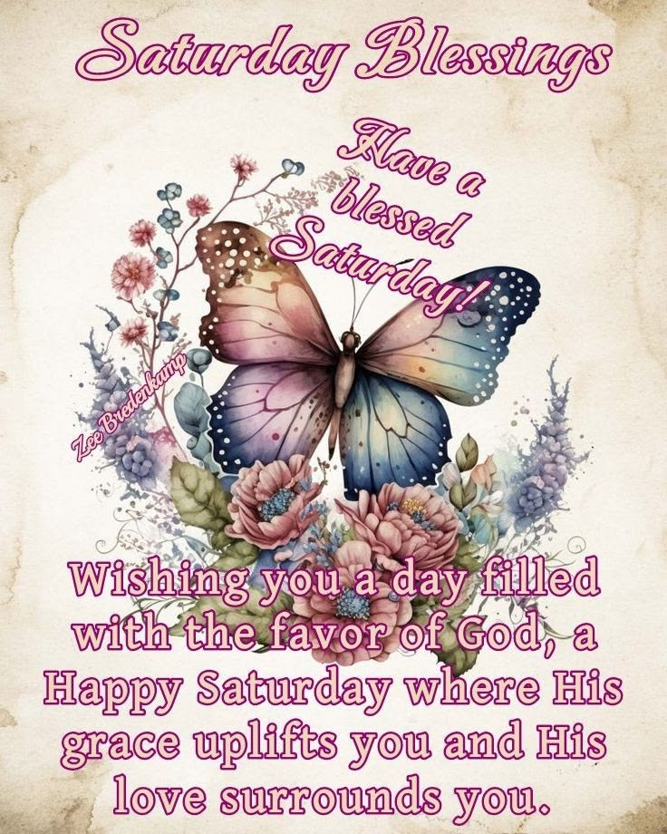 Good Morning Saturday Blessings