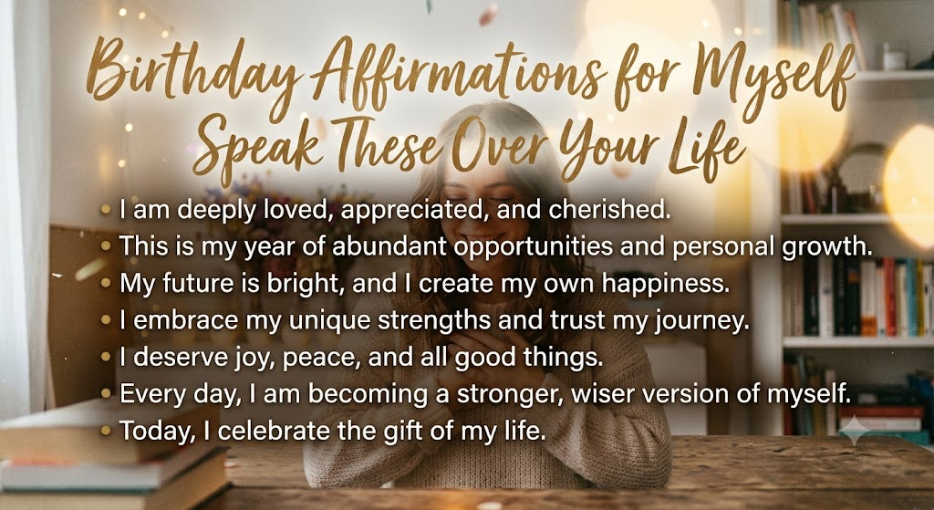 Birthday Affirmations for Myself — Speak These Over Your Life