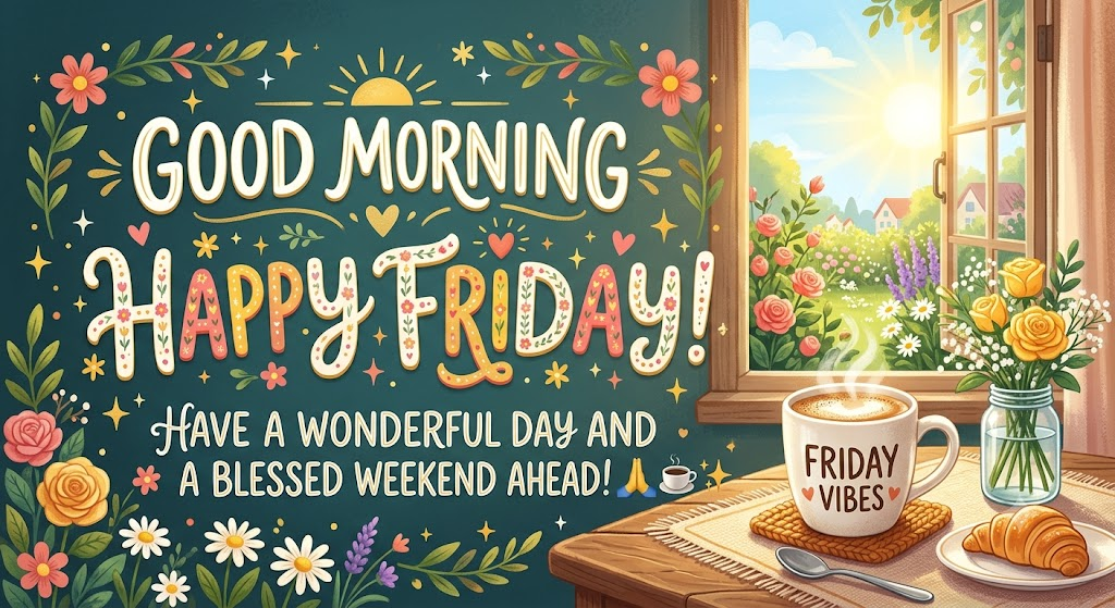 Good Morning Friday Images and Greetings