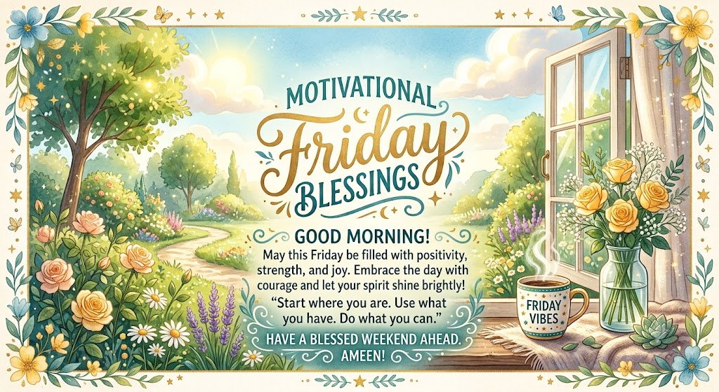 Motivational Friday Blessings 