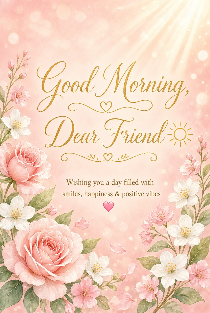 Good Morning Messages for a Female Friend