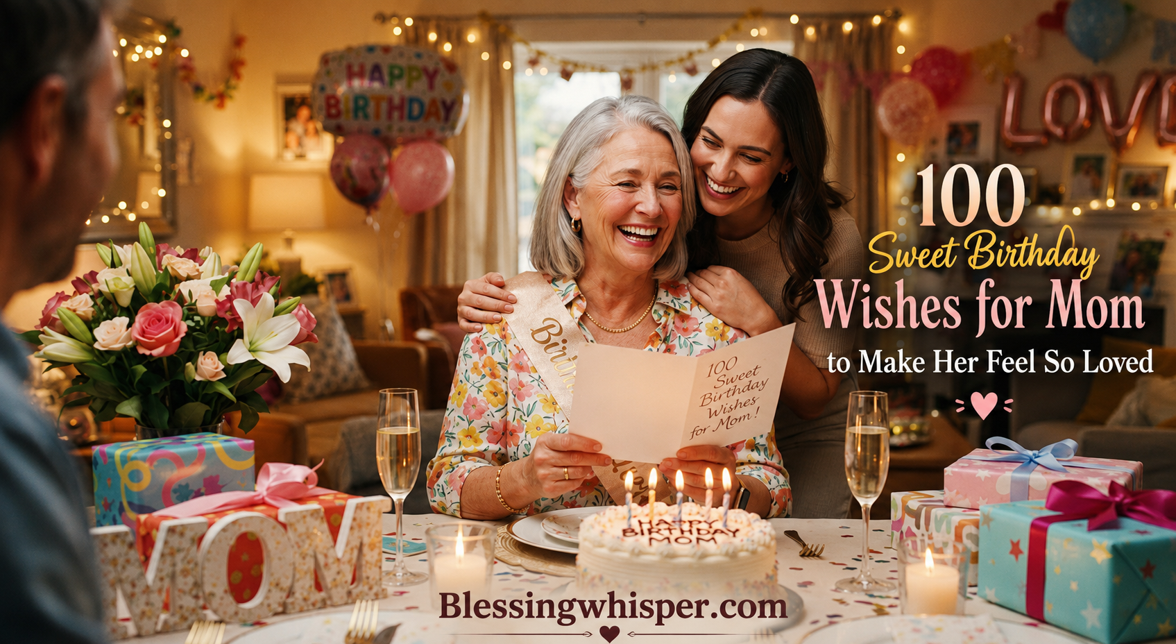 100 Sweet Birthday Wishes for Mom to Make Her Feel So Loved