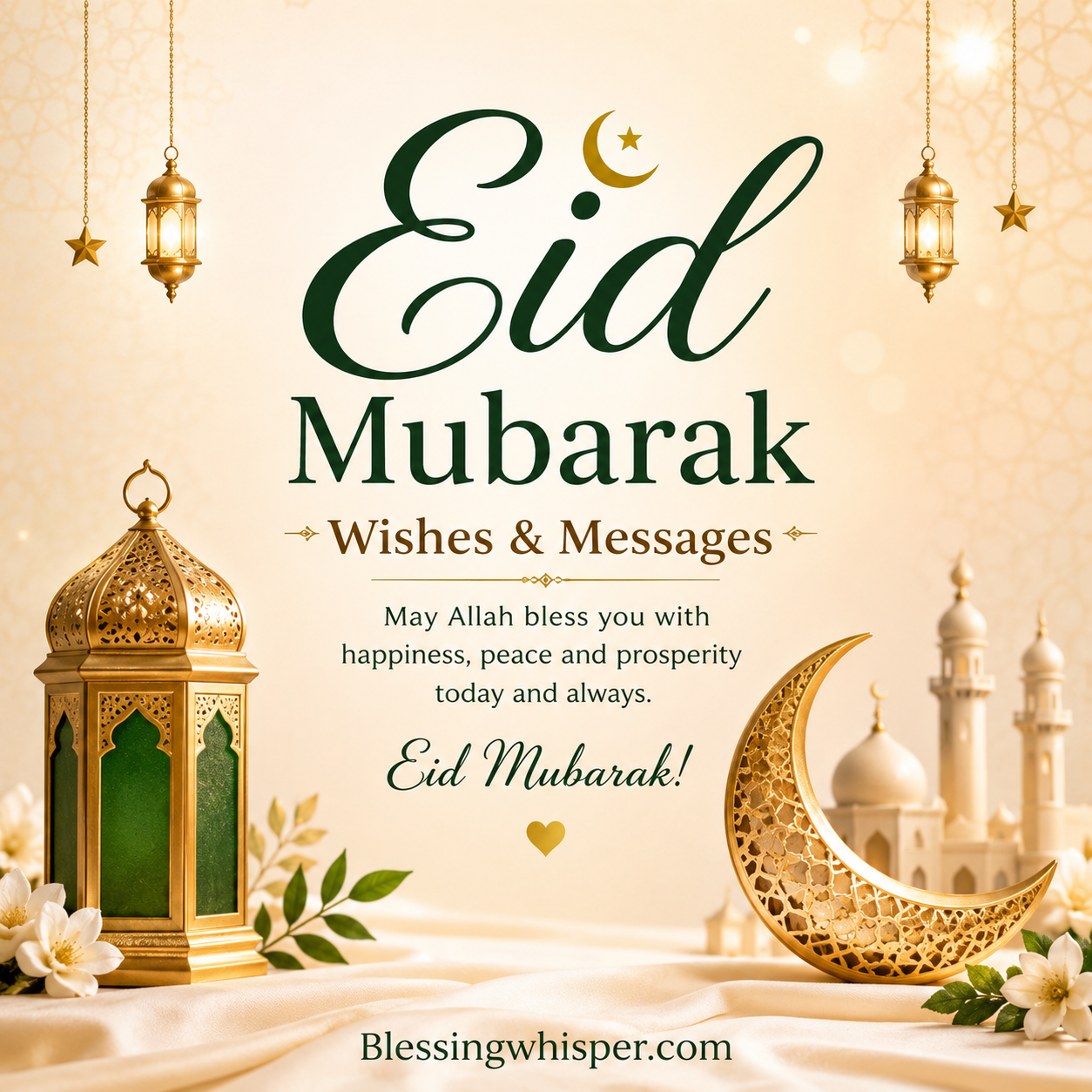 Eid Mubarak Wishes & Messages