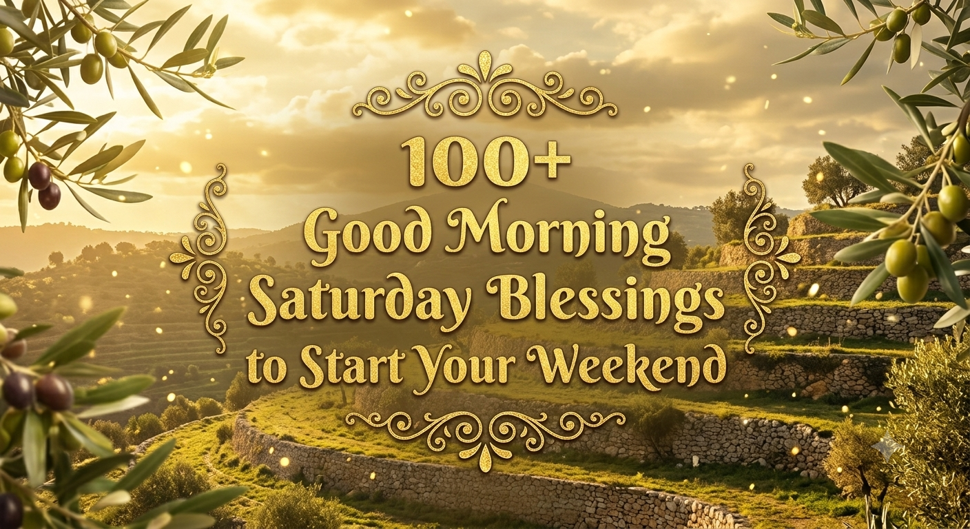 100+ Good Morning Saturday Blessings to Start Your Weekend