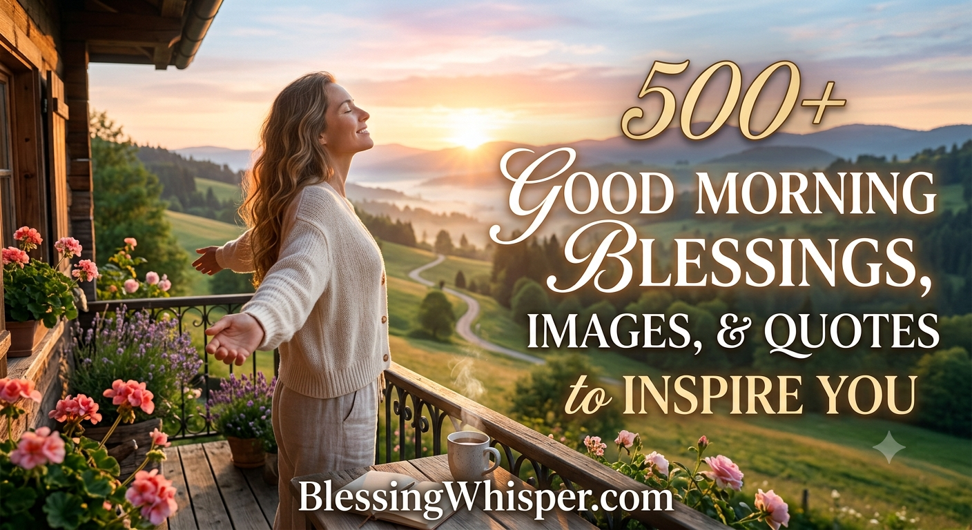 500+ Good Morning Blessings, Images, and Quotes to Inspire You