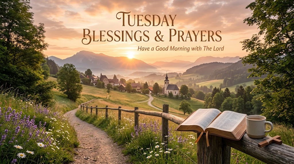 Tuesday Blessings And Prayers: Have a Good Morning With The Lord