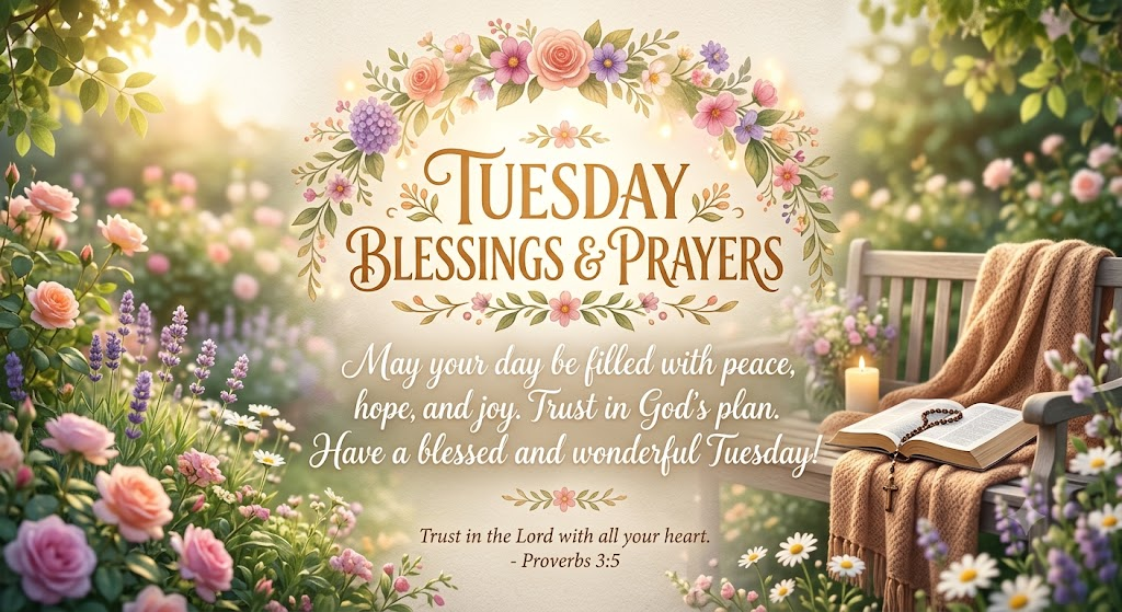 Tuesday Blessings And Prayers: Have a Good Morning With The Lord