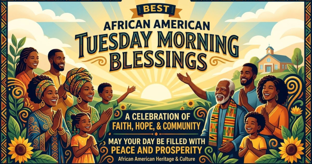 Good Morning, Tuesday Blessings for the African American Community