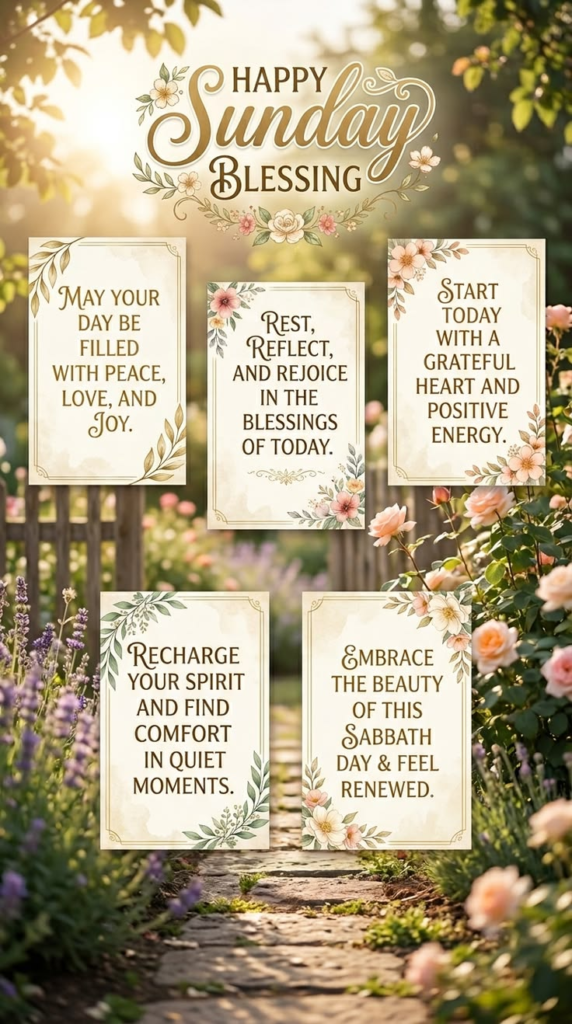 Sunday Blessings Quotes