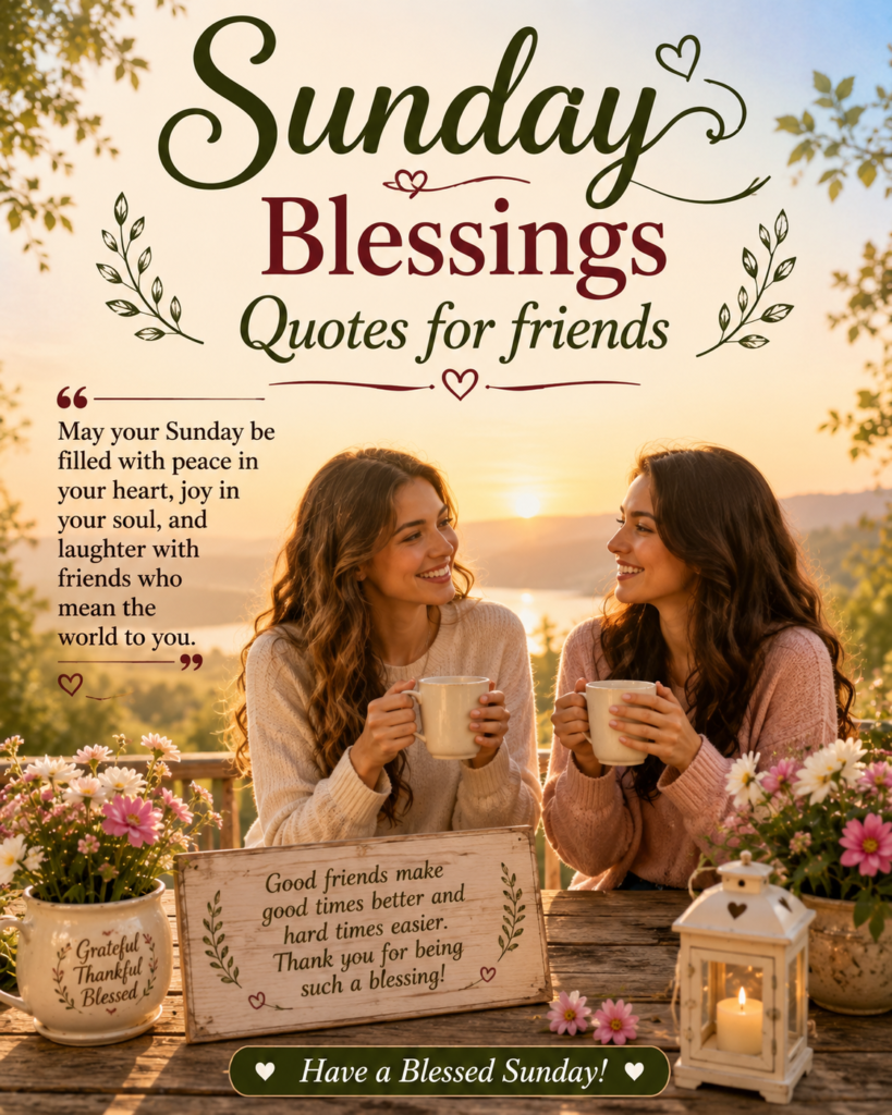 Best Happy Sunday Wishes for Friends