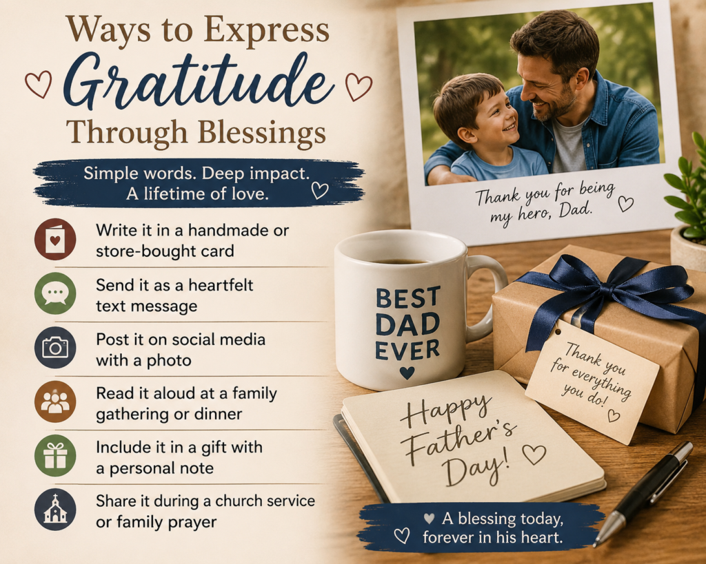 Ways to Say Thank You Through Blessings