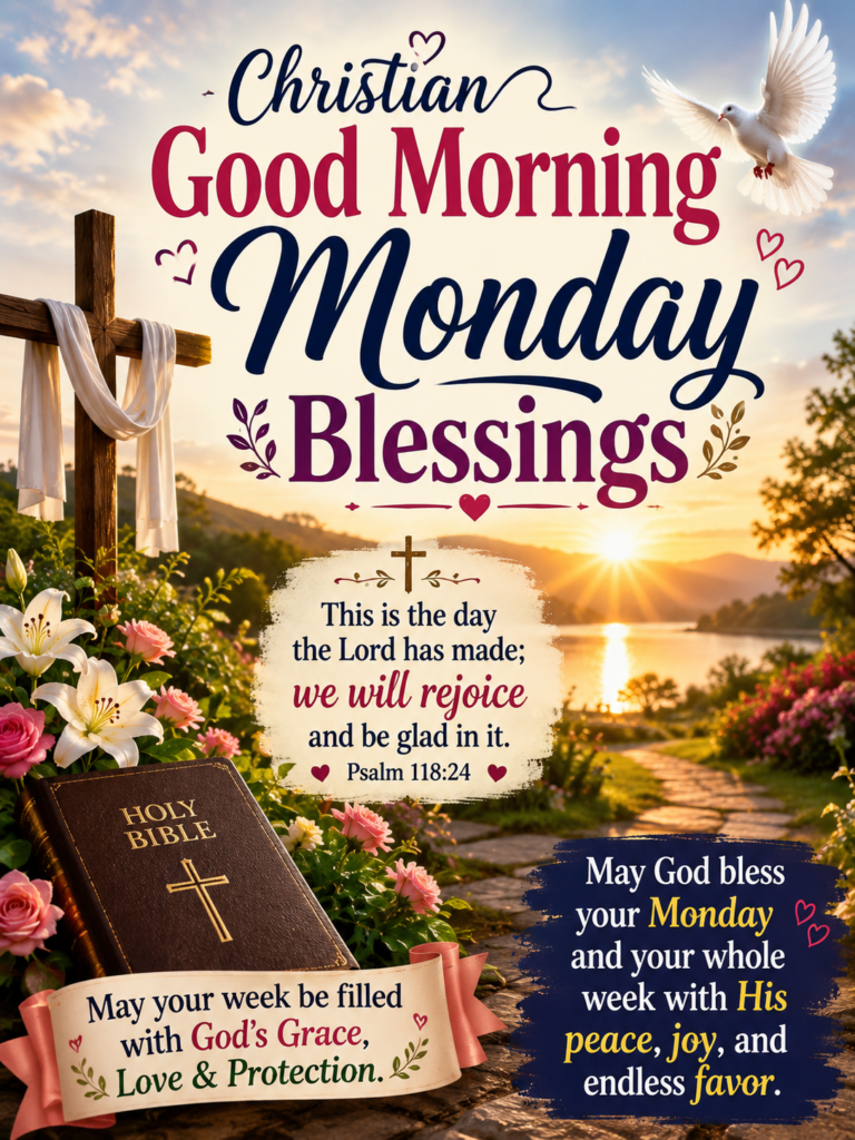 Christian Good Morning Monday Blessings