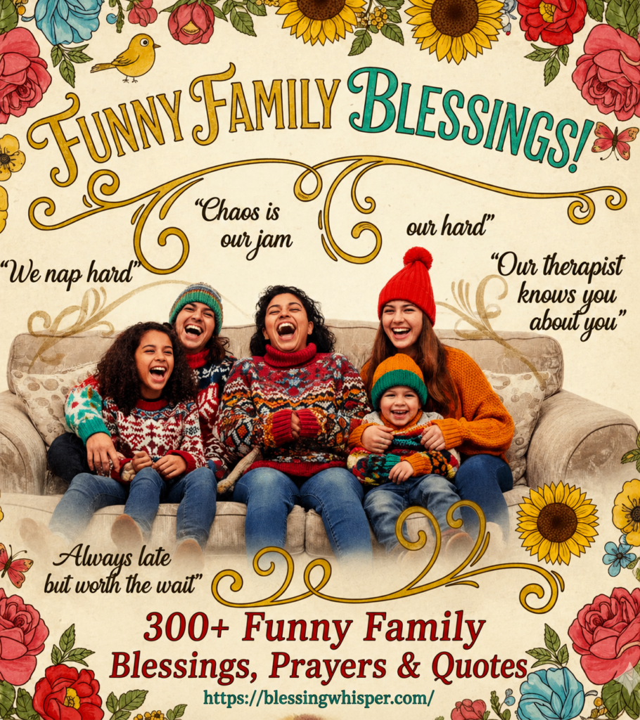 300+ Funny Family Blessings, Prayers & Quotes