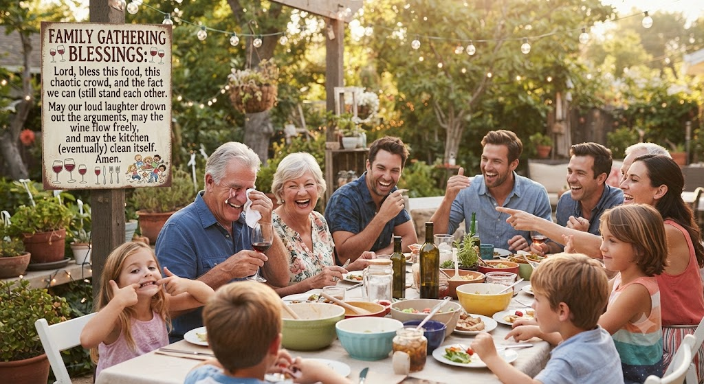 Funny Family Blessings for Family Gatherings
