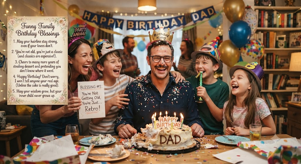 Funny Family Birthday Blessings