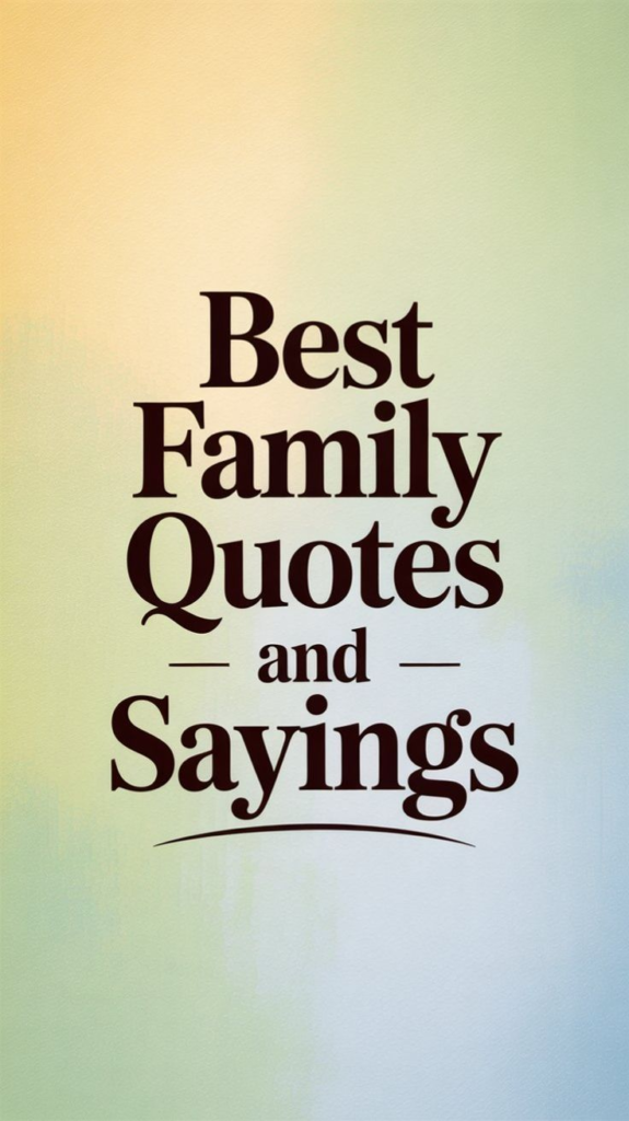 Funny Family Quotes