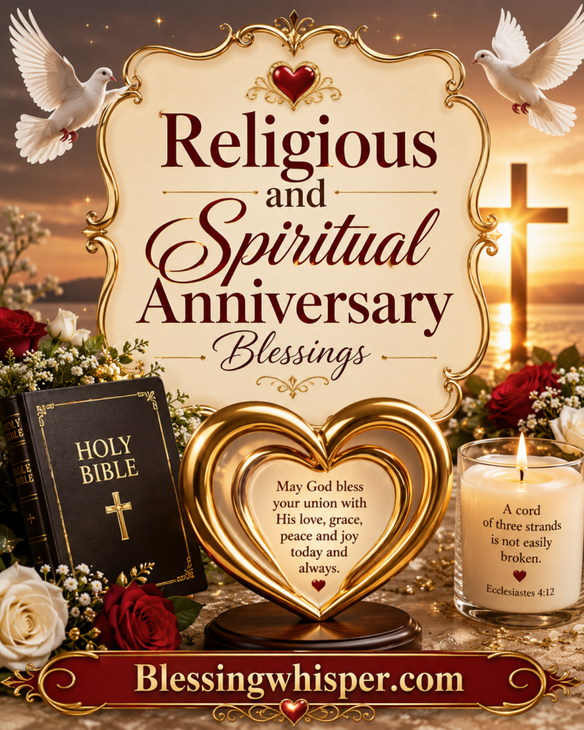 Religious and Spiritual Anniversary Blessings