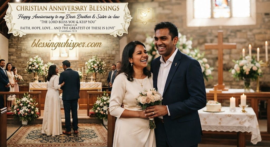 Christian Anniversary Blessings for Brother