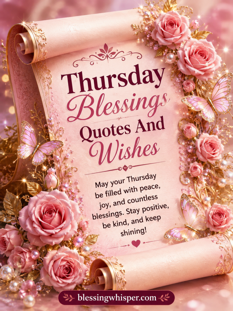 Thursday Blessings Quotes And Wishes