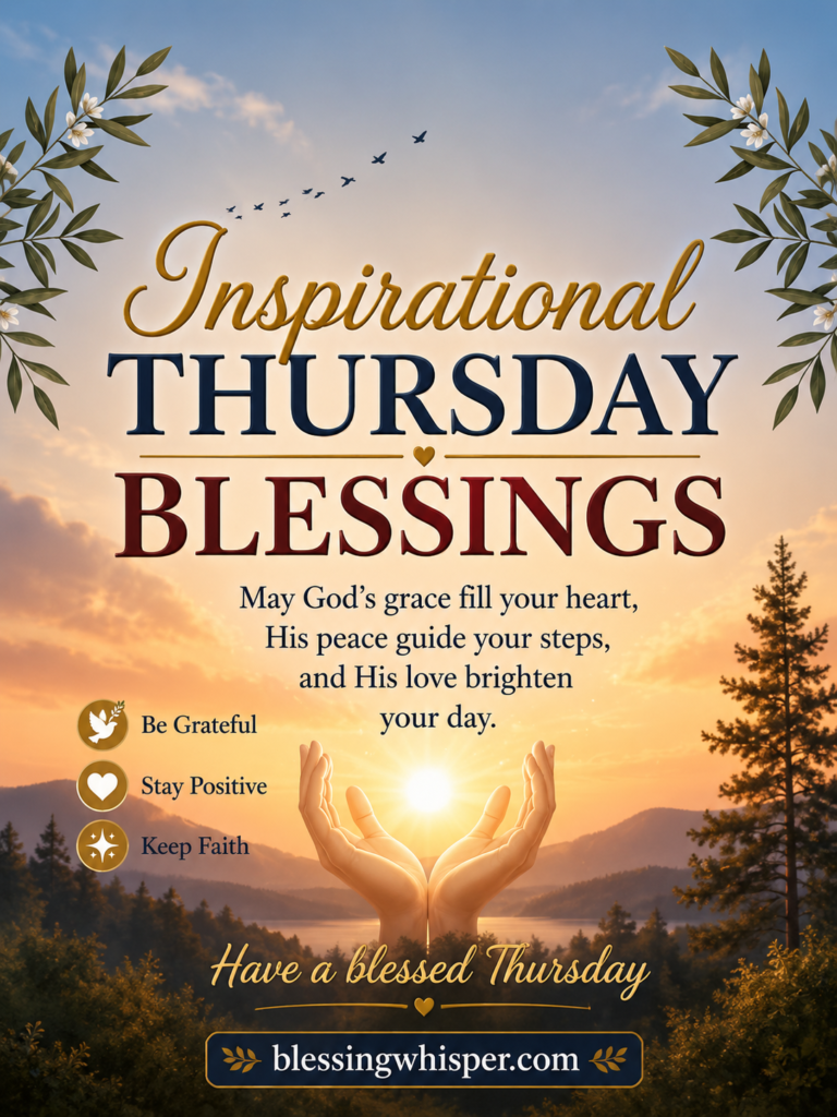 Inspirational Thursday Blessings