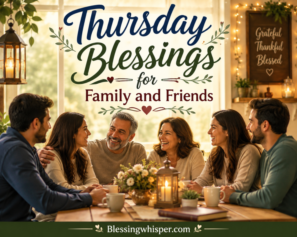 Thursday Blessings for Family and Friends