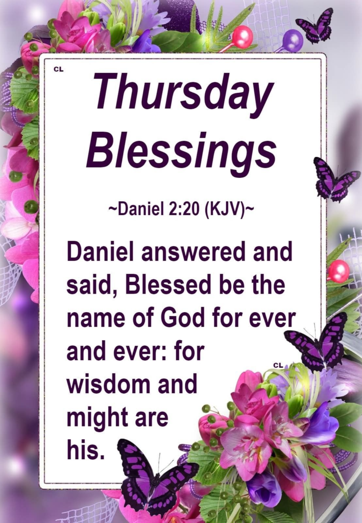Thursday Blessings KJV