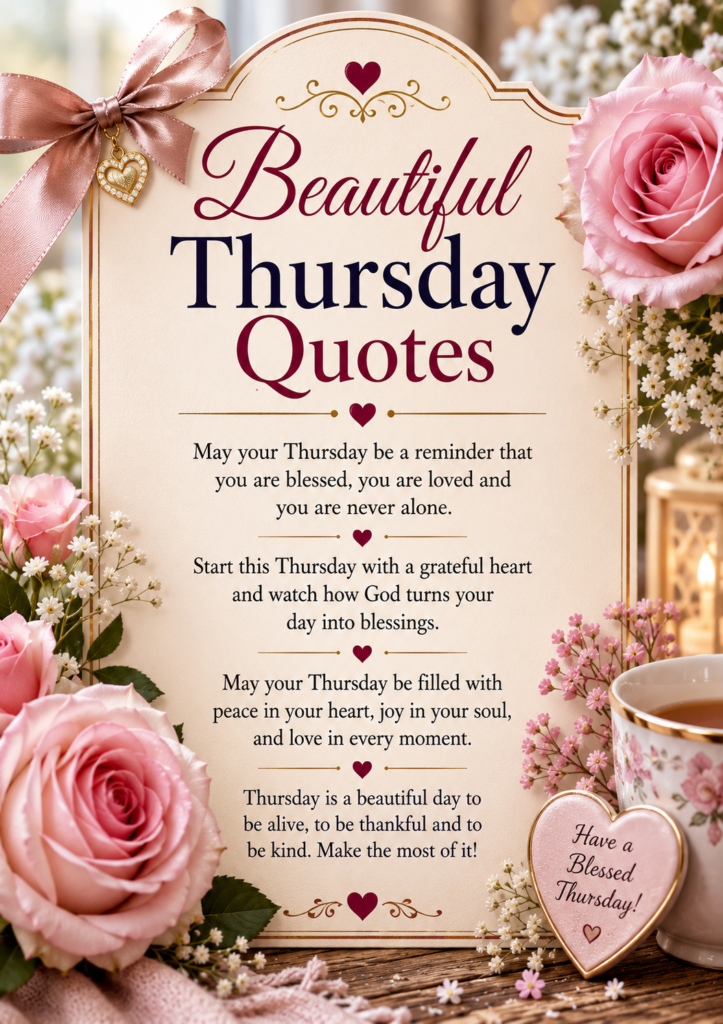 Thursday Blessings Quotes