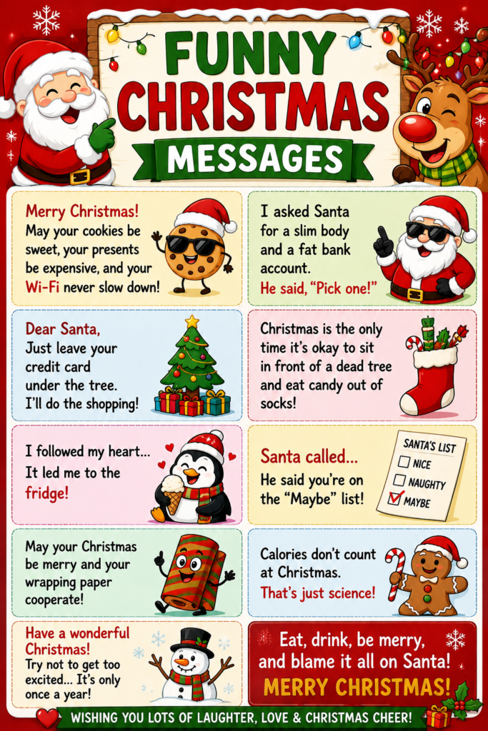 Funny Christmas Messages