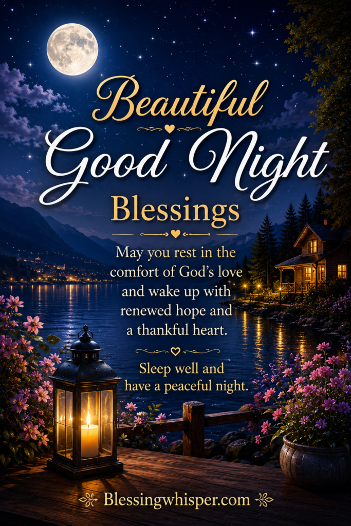  Beautiful Good Night Blessings