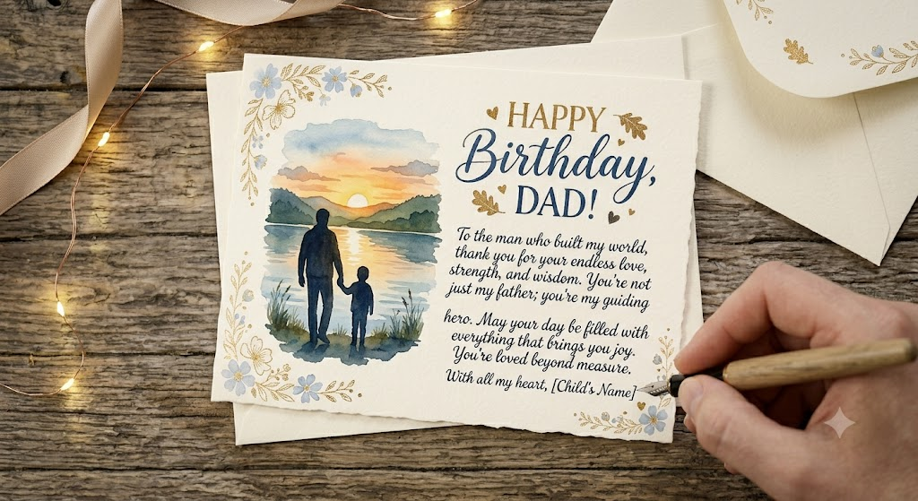 Birthday Card Messages for Dad