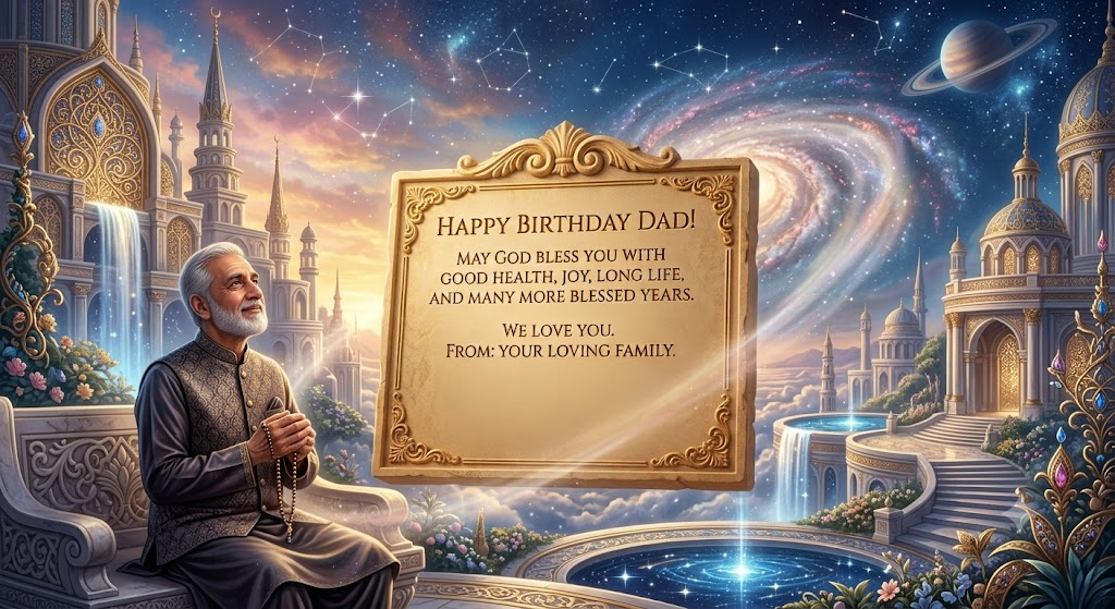 Birthday Blessings for Dad