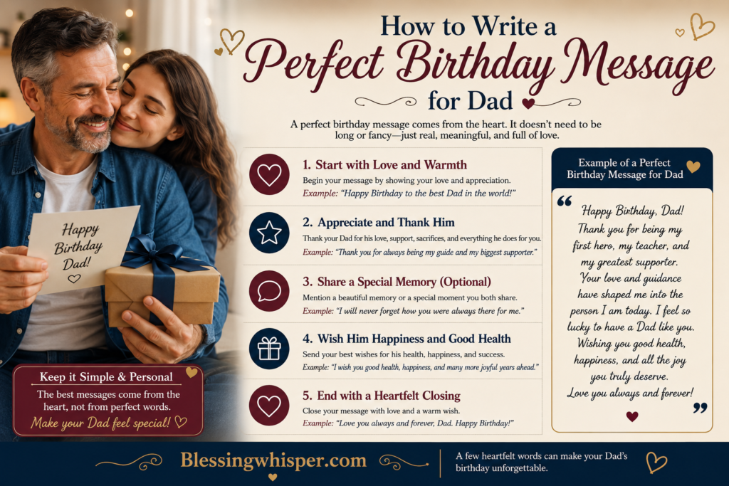 How to Write a Perfect Birthday Message for Dad 
