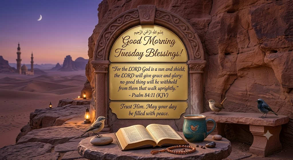 Good Morning Tuesday Blessings Bible Verses