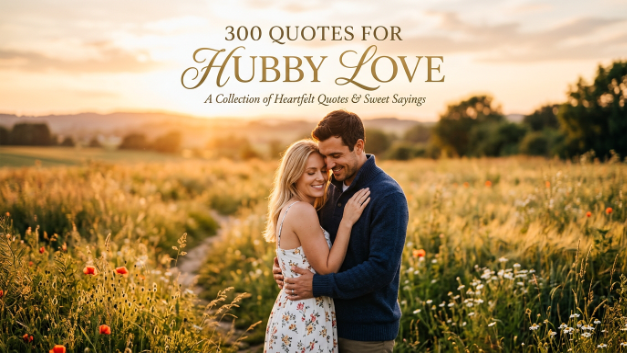 300 Quotes for Hubby Love: Sweet, Deep, and Real Words for the Man Who Married You