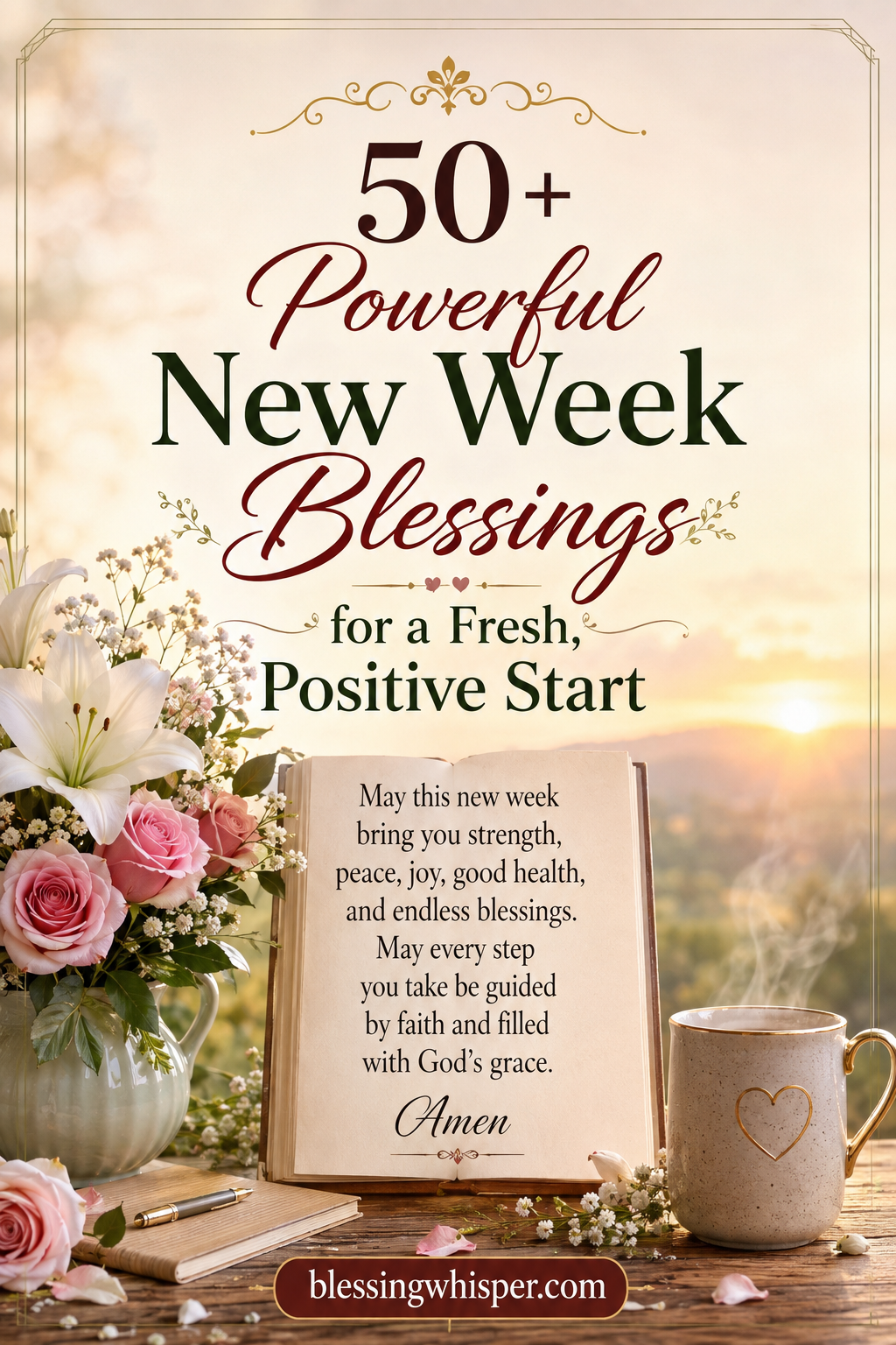 50+ Happy New Week Blessings for a Fresh, Positive Start