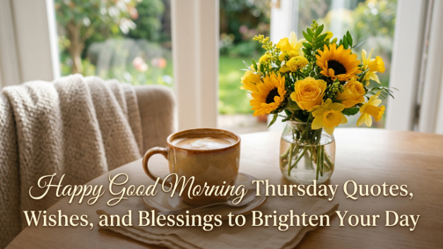 Happy Good Morning Thursday Quotes, Wishes, and Blessings to Brighten Your Day