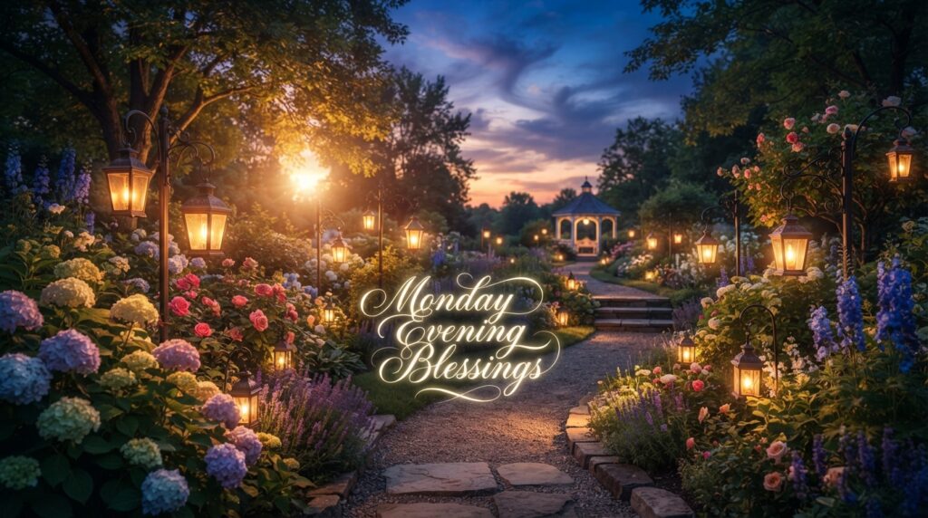 Peaceful & Inspirational Monday Evening Blessings
