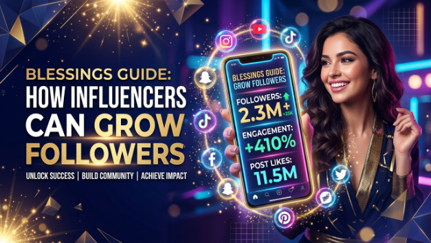 Blessings Guide: How Influencers Can Grow Followers and Build Strong Social Media Presence
