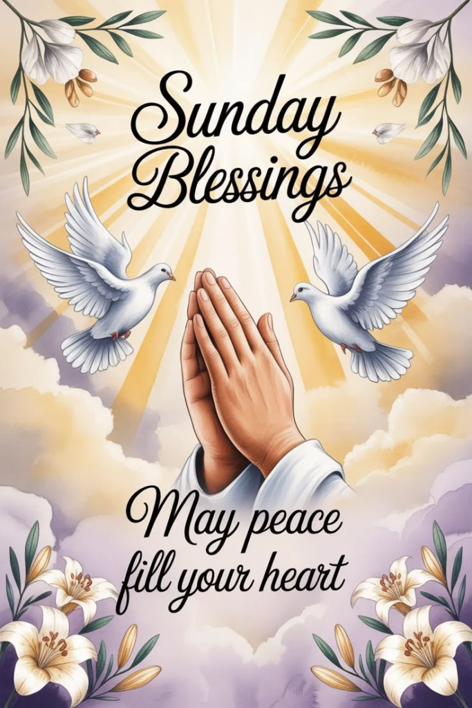 Good Morning Sunday Blessings for God and Faith.