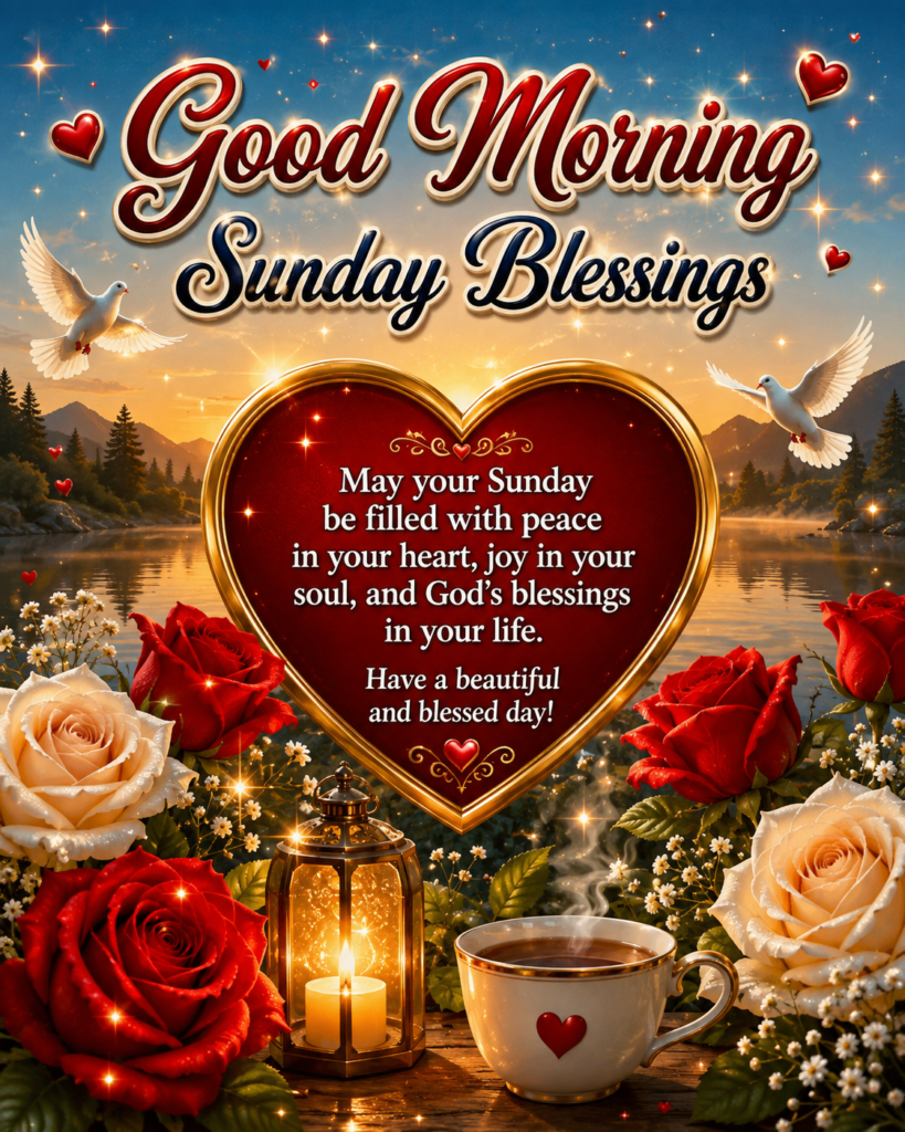 Good Morning Sunday Blessings GIFs