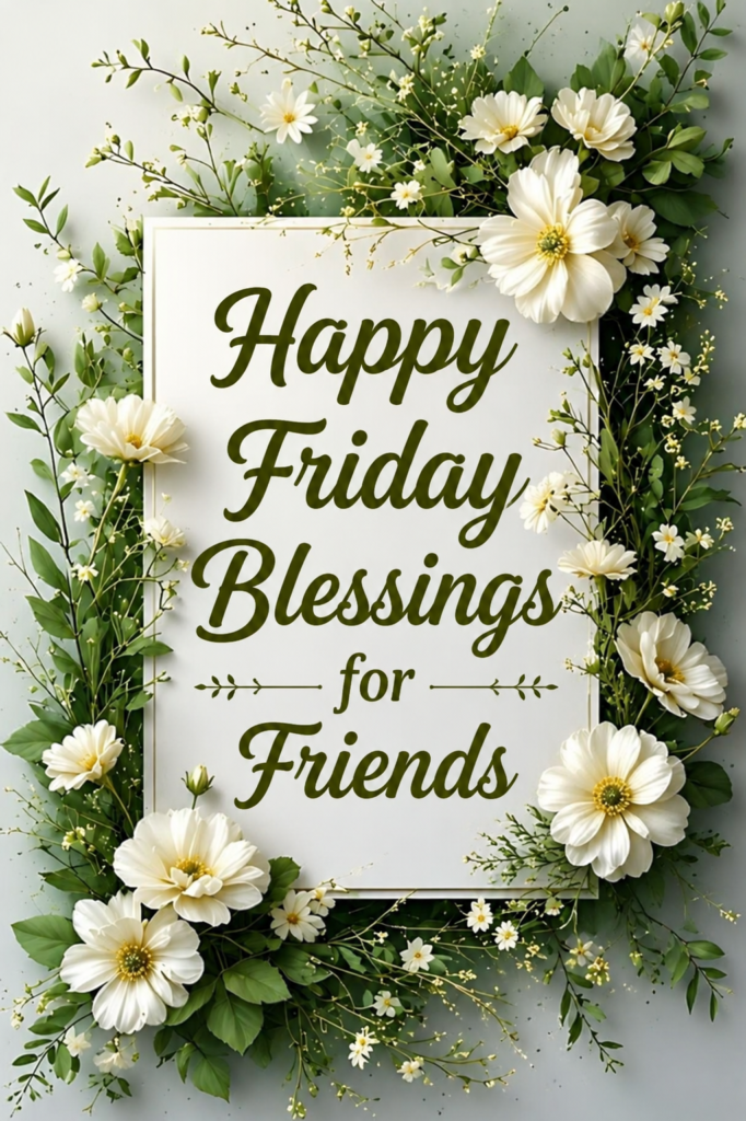 Happy Friday Blessings for Friends