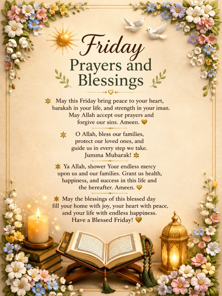 Friday Prayers and Blessings