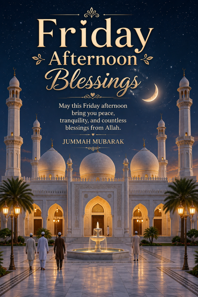 Friday Afternoon Blessings