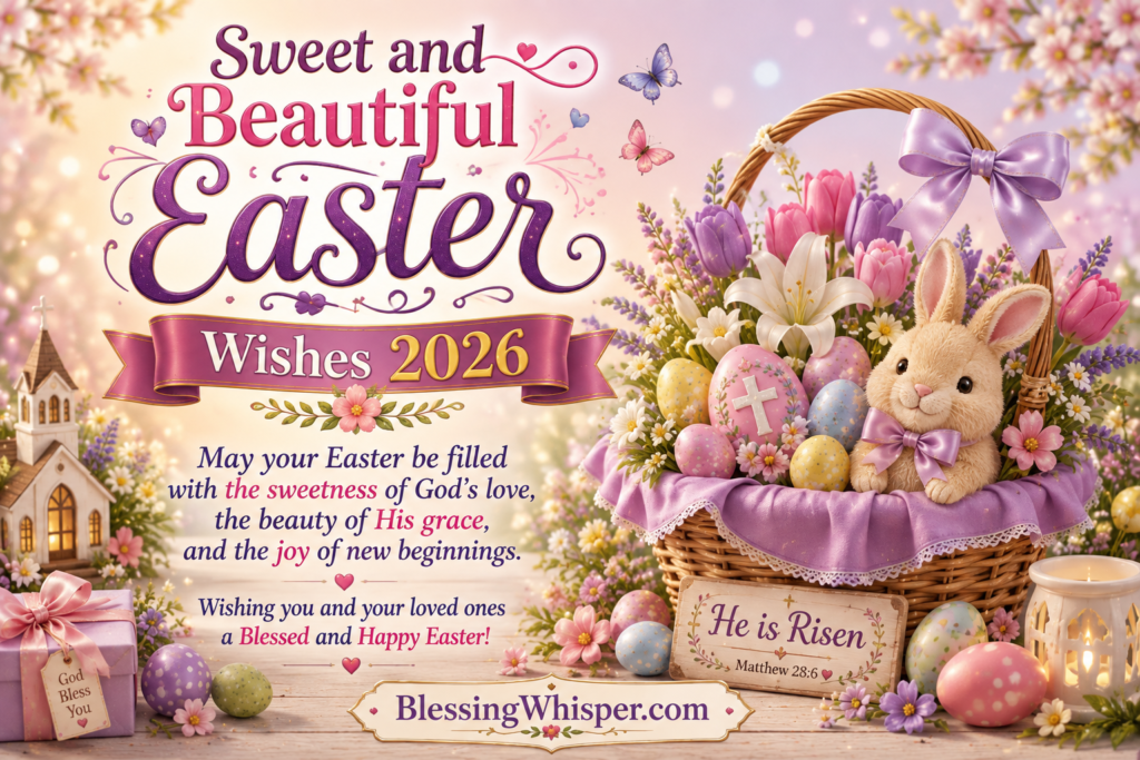Sweet and Beautiful Easter Wishes 2026