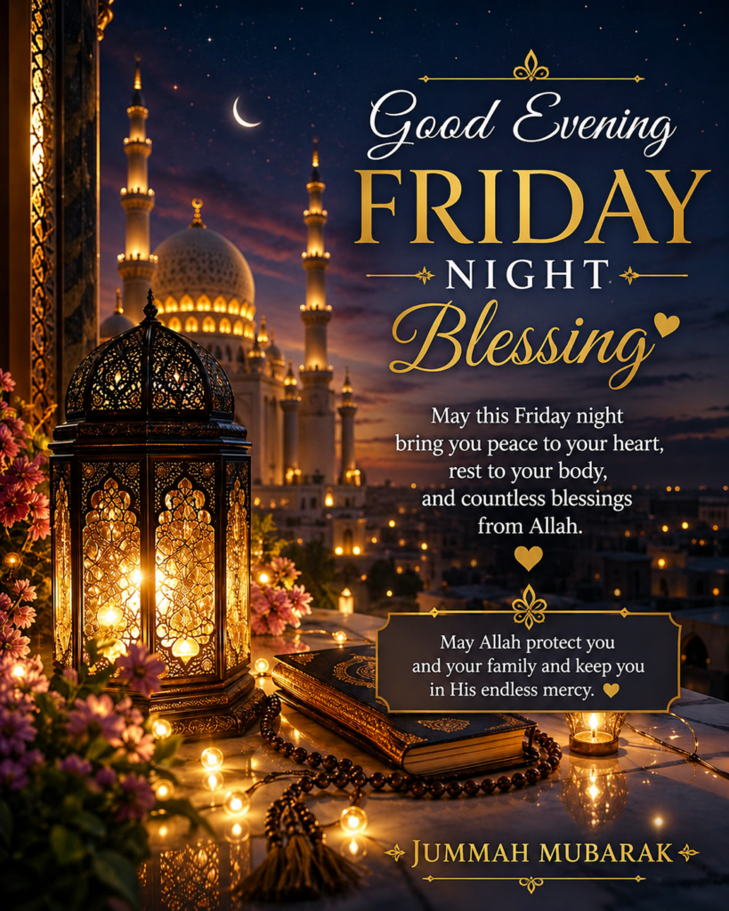 Good Evening Friday Night Blessing
