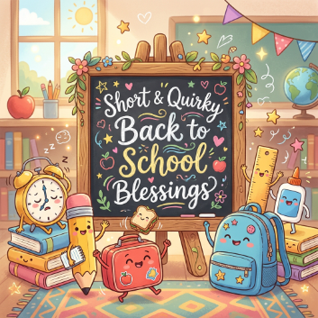 Short & Quirky Back to School Blessings
