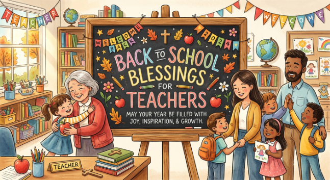 Back to School Blessings for Teachers