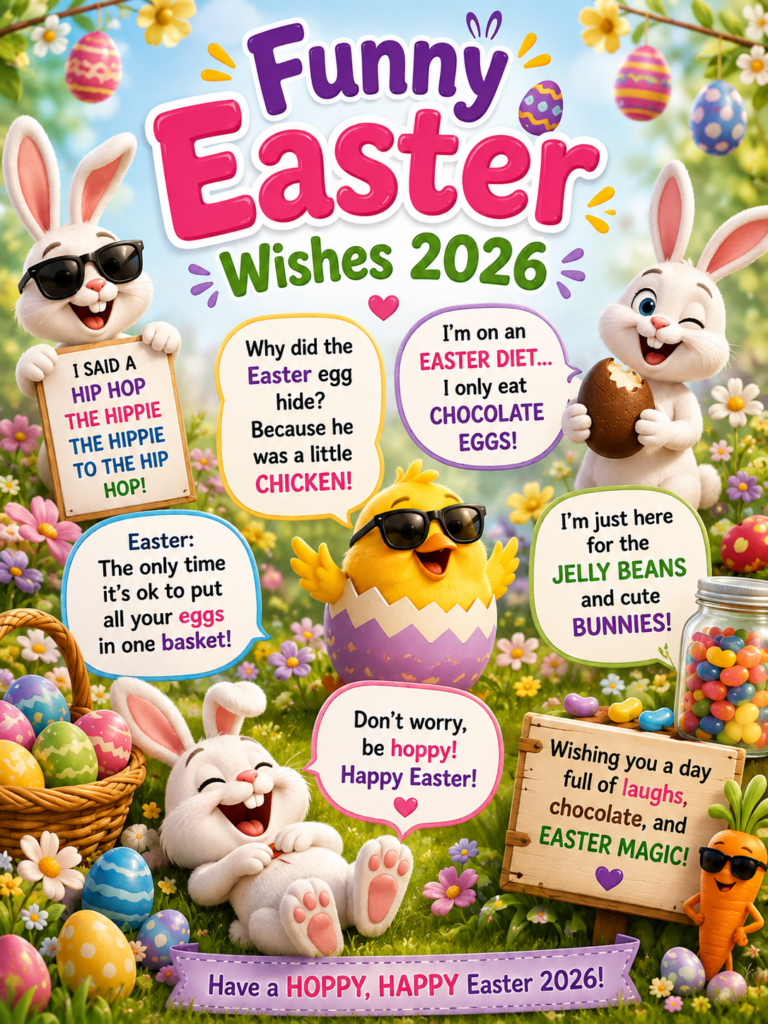 Funny Easter Wishes 2026