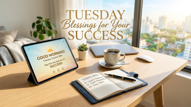Motivational Tuesday Morning Blessings for Success
